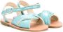 Pèpè low-heel open-toe sandals Blue - Thumbnail 1