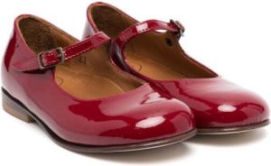 Pèpè Martina patent ballerina shoes Red