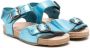 Pèpè metallic buckle sandals Blue - Thumbnail 1