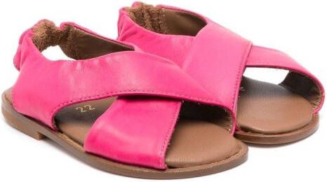 Pèpè open toe leather sandals Pink