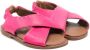 Pèpè open toe leather sandals Pink - Thumbnail 1