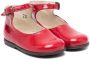 Pèpè patent ankle-strap ballerina shoes Red - Thumbnail 1