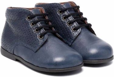 Pèpè patent leather boots Blue