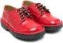 Pèpè patent leather lace-up shoes Red - Thumbnail 1
