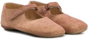 Pépé Kids glitter ballerina shoes Pink