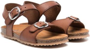 Pépé Kids Joyce double-buckle sandals Brown