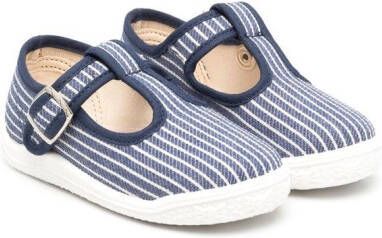 Pépé Kids Vichy touch-strap shoes Blue