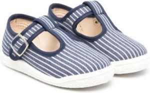 Pépé Kids Vichy touch-strap shoes Blue