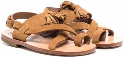 Pèpè scamosciato leather sandals Neutrals