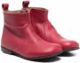 Pèpè slip-on leather boots Red - Thumbnail 1