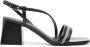 Peserico 65mm nappa sandals Black - Thumbnail 1