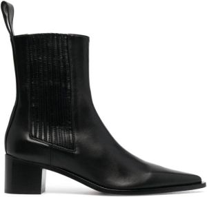 Peter Do pointed ankle boots Black