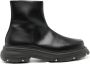 PHILEO Trucker leather ankle boots Black - Thumbnail 1