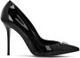 Philipp Plein 105mm pointed-toe leather pumps Black - Thumbnail 1
