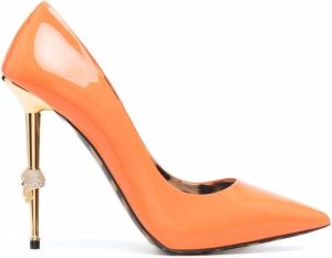 Philipp Plein 125mm Decollete high heels Orange
