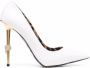 Philipp Plein 125mm Decollete high heels White - Thumbnail 1