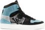 Philipp Plein crystal-embellished high-top sneakers Blue - Thumbnail 1