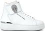 Philipp Plein crystal-skull high-top sneakers White - Thumbnail 1