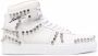 Philipp Plein crystal-studded high-top sneakers White - Thumbnail 1