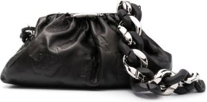 Philipp Plein embellished buckle sandals Black