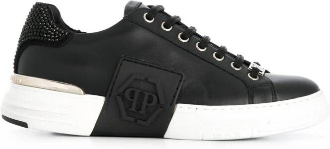Philipp Plein embossed logo sneakers Black