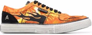 Philipp Plein Flame low-top sneakers Orange