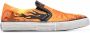 Philipp Plein flame print slip-on sneakers Orange - Thumbnail 1