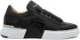 Philipp Plein Glitter Lo-Top leather sneakers Black - Thumbnail 1