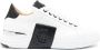 Philipp Plein Glitter Lo-Top leather sneakers White - Thumbnail 1
