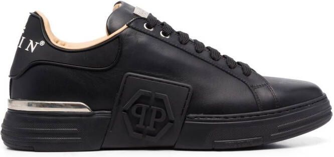 Philipp Plein Hexagon-logo low top sneakers Black