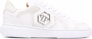Philipp Plein hexagon logo sneakers White