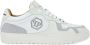 Philipp Plein Hexagon low-top leather sneakers White - Thumbnail 1