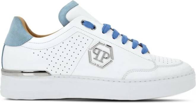 Philipp Plein Hexagon panelled low-top sneakers White