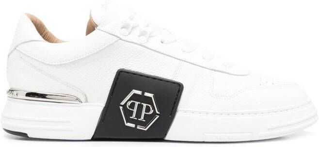Philipp Plein hexagonal low-top sneakers White