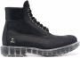 Philipp Plein Hunter lace-up leather boots Black - Thumbnail 1