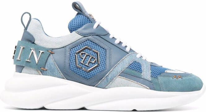 Philipp Plein Hurricane panelled sneakers Blue