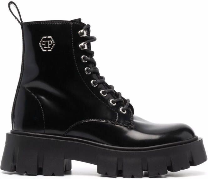 Philipp Plein Iconic Plein ankle boots Black