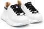 Philipp Plein Junior branded heel-counter low-top sneakers White - Thumbnail 1