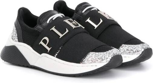 Philipp Plein Junior Runner Crystal low-top sneakers Black