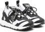 Philipp Plein Junior Runner Hexagon lace-up sneakers Black - Thumbnail 1