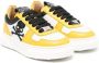 Philipp Plein Junior Skull embroidery lace-up sneakers White - Thumbnail 1