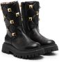 Philipp Plein Junior stud-embellished boots Black - Thumbnail 1