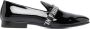 Philipp Plein logo-embellished patent slippers Black - Thumbnail 1