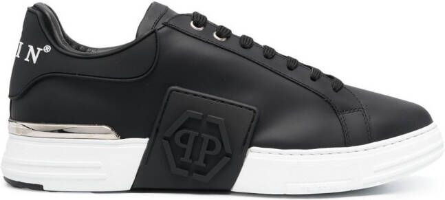 Philipp Plein logo-embossed low-top sneaker Black