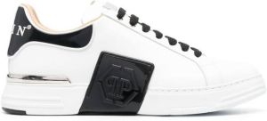 Philipp Plein logo low-top sneakers White