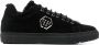 Philipp Plein logo-plaque leather sneakers Black - Thumbnail 1