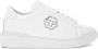 Philipp Plein logo-plaque leather sneakers White - Thumbnail 1