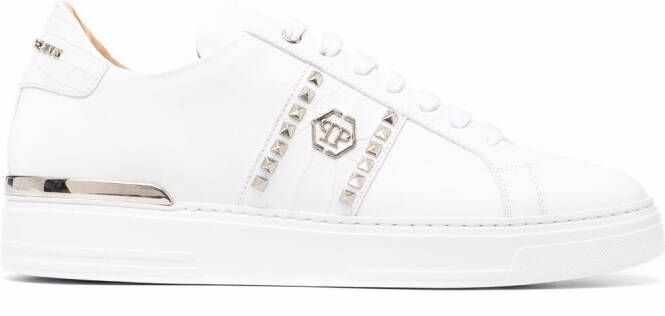 Philipp Plein logo plaque sneakers White