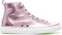 Philipp Plein Megastar laminated high-top sneakers Pink - Thumbnail 1