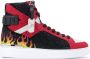 Philipp Plein Money Beast crystal flame sneakers Black - Thumbnail 1